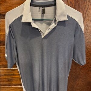 Adidas Two-Tone Gray Polo Shirt